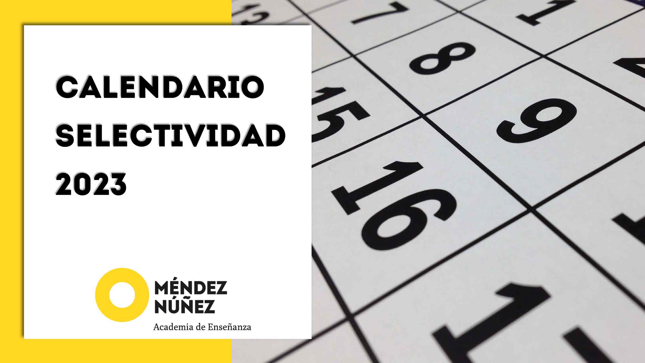 calendario selectividad 2023