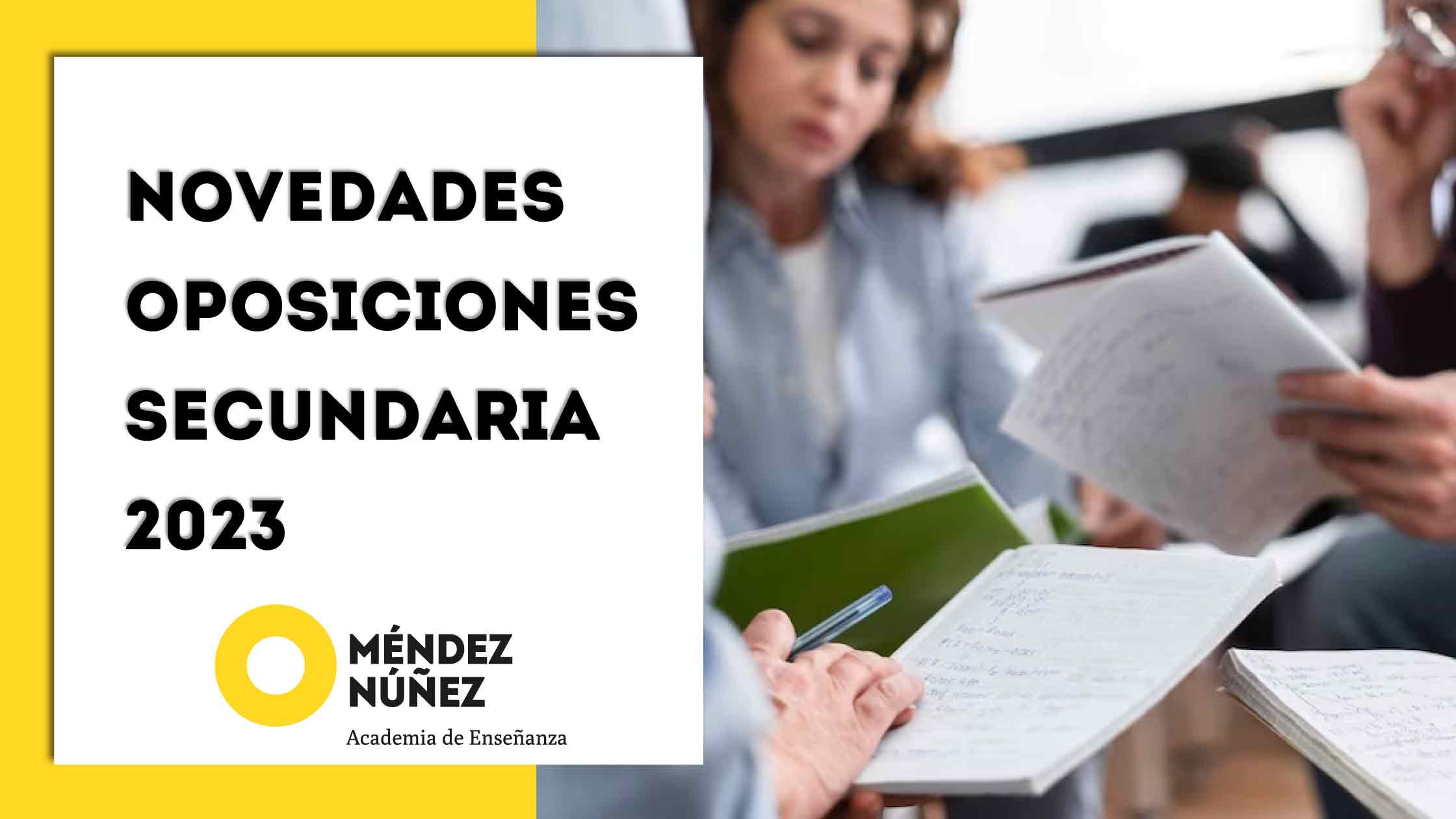 novedades oposiciones docentes